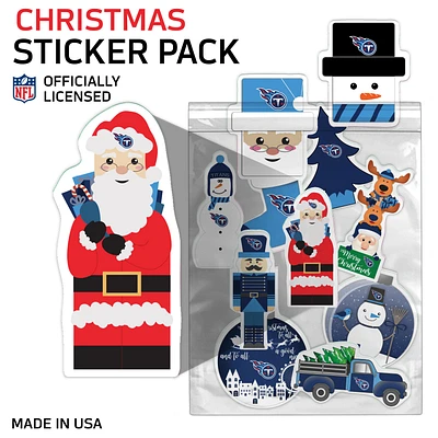 Tennessee Titans  Holiday Sticker Set