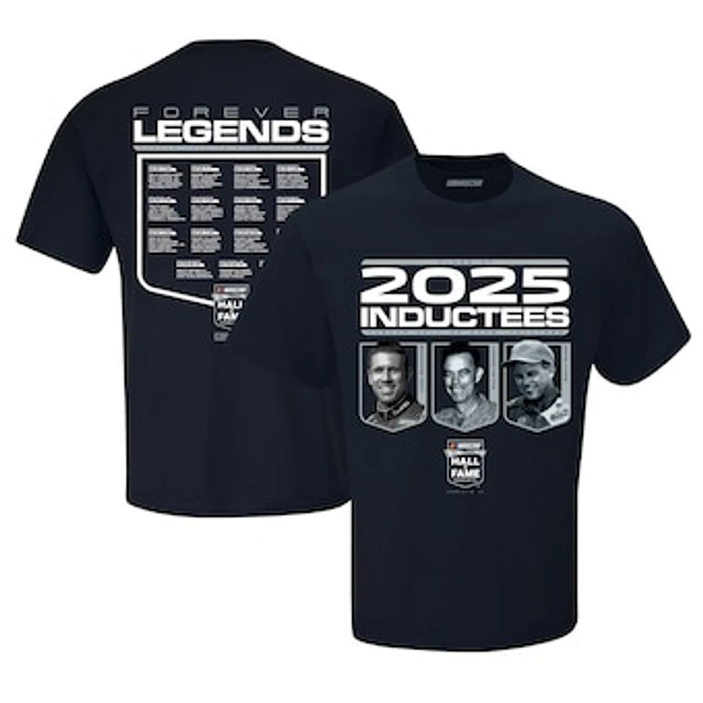 Men's Checkered Flag Sports Navy NASCAR 2025 Hall of Fame Inductee T-Shirt