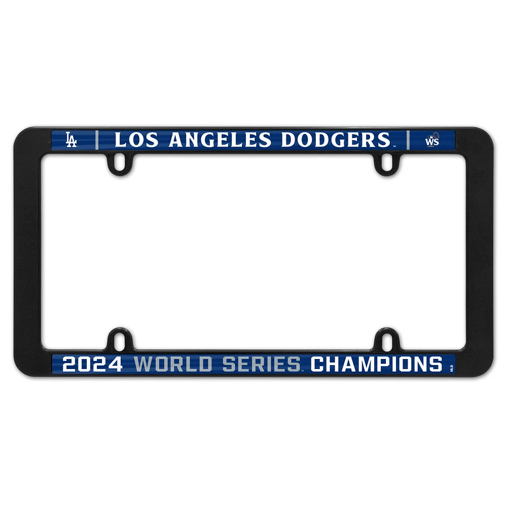 WinCraft Los Angeles Dodgers 2024 World Series Champions Thin Rim License Plate Frame