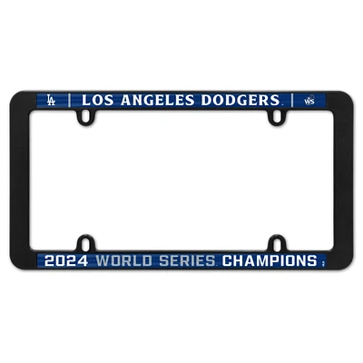 WinCraft Los Angeles Dodgers 2024 World Series Champions Thin Rim License Plate Frame