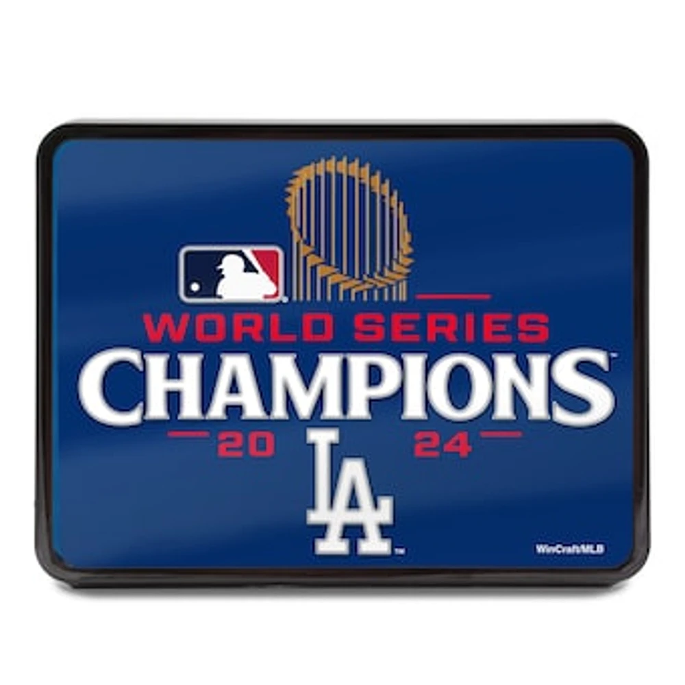 WinCraft Los Angeles Dodgers 2024 World Series Champions Rectangle Universal Hitch Cover