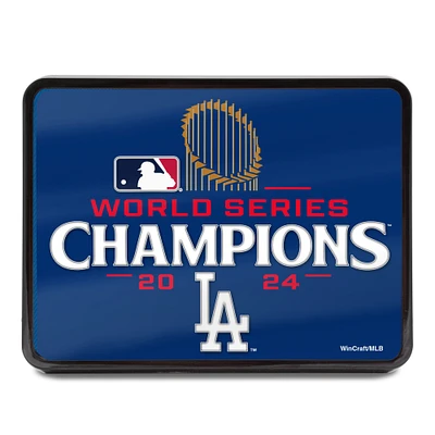 WinCraft Los Angeles Dodgers 2024 World Series Champions Rectangle Universal Hitch Cover