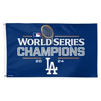 WinCraft Los Angeles Dodgers 2024 World Series Champions Locker Room 3' x 5' One-Sided Deluxe Flag