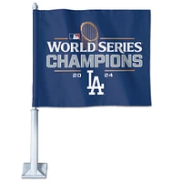 WinCraft Los Angeles Dodgers 2024 World Series Champions Locker Room 11.75" x 14" Two-Sided Car Flag