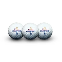 WinCraft Los Angeles Dodgers 2024 World Series Champions Three-Pack Golf Ball Set