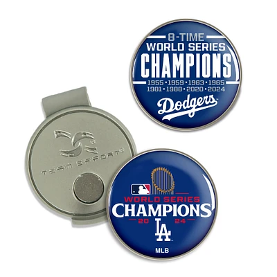 WinCraft Los Angeles Dodgers 2024 World Series Champions Hat Clip & Ball Marker Set