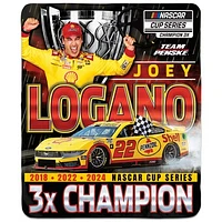 WinCraft Joey Logano Three-Time NASCAR Cup Series Champion 50'' x 60'' Indoor/Outdoor Utility Blanket