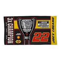 WinCraft Joey Logano Three-Time NASCAR Cup Series Champion 22'' x 42'' On Track Celebration One-Sided Towel