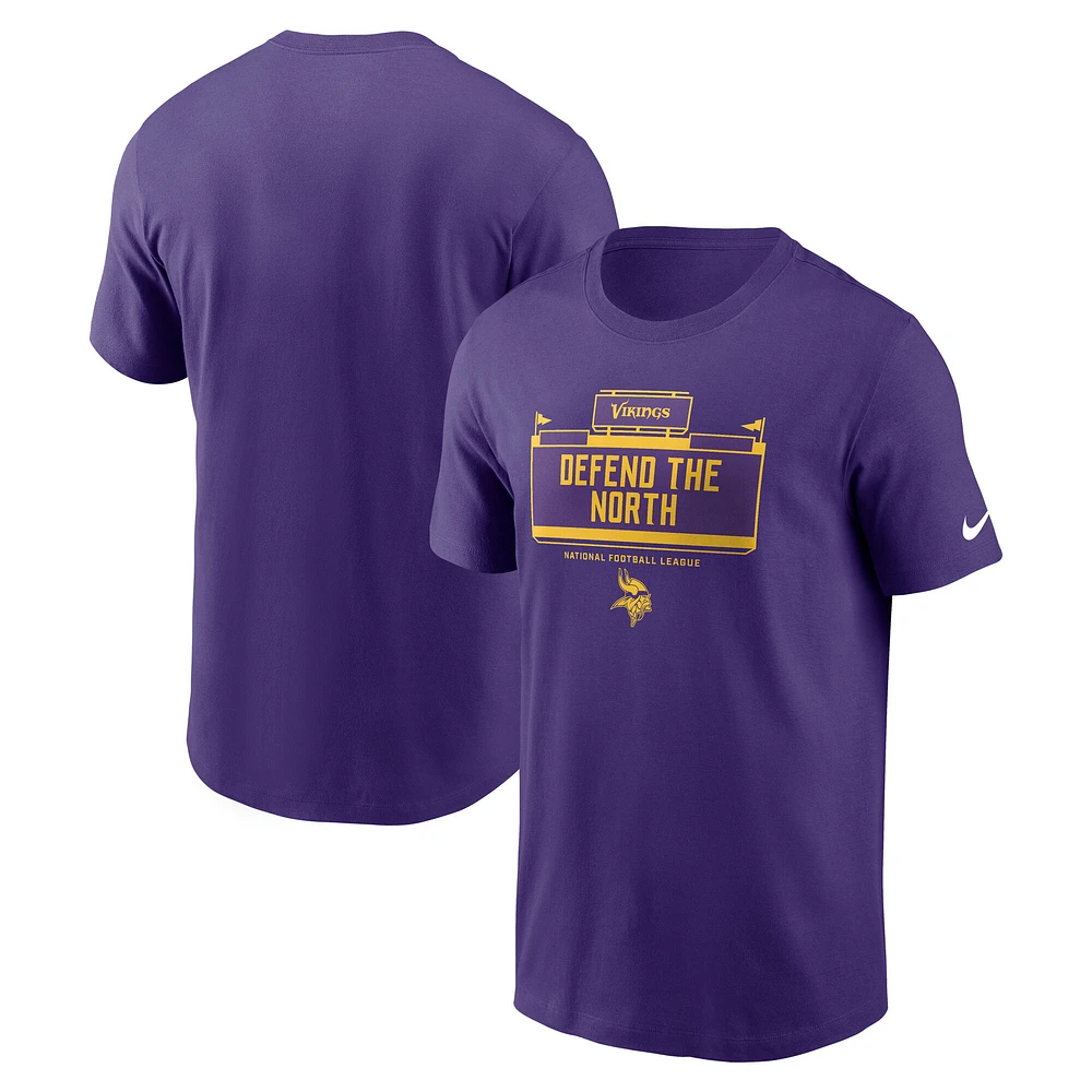 Men's Nike Purple Minnesota Vikings Primetime Local Essential T-Shirt