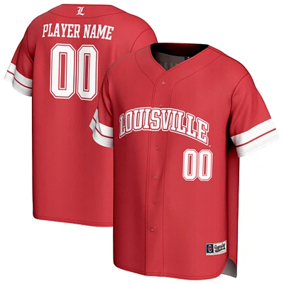 Youth GameDay Greats Red Louisville Cardinals NIL Pick-A-Player Baseball Lightweight Jersey