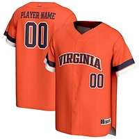 Youth GameDay Greats Orange Virginia Cavaliers NIL Pick-A-Player Baseball Lightweight Jersey