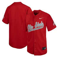 Youth Nike Scarlet Ohio State Buckeyes Limited Baseball Jersey