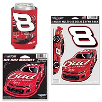 WinCraft Dale Earnhardt Jr. Budweiser Three-Piece Fan Pack