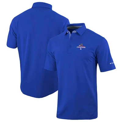 Men's Columbia  Royal Los Angeles Dodgers 2024 World Series Champions Omni-Wick Even Lie Polo