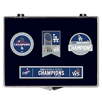 WinCraft Los Angeles Dodgers 2024 World Series Champions Three-Piece Collector Pin Set