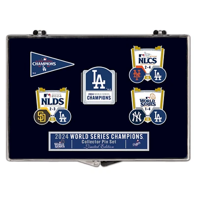 WinCraft Los Angeles Dodgers 2024 World Series Champions Five-Piece Collector Pin Set