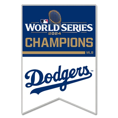 WinCraft Los Angeles Dodgers 2024 World Series Champions Banner Collector Pin