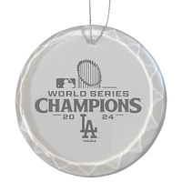 Los Angeles Dodgers 2024 World Series Champions 3.25" Round Glass Ornament