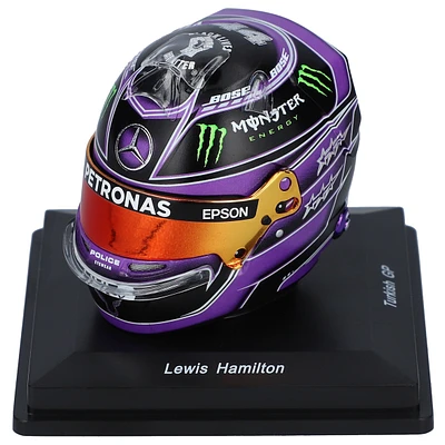 Spark Models Lewis Hamilton Mercedes-AMG Petronas F1 Team Turkish GP 2020 World Champion Mini Helmet