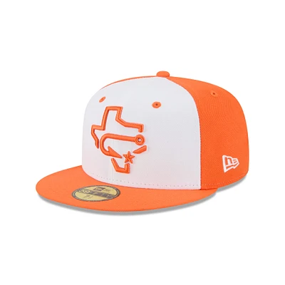 Men's New Era  White Corpus Christi Hooks Theme Nights 59FIFTY Fitted Hat