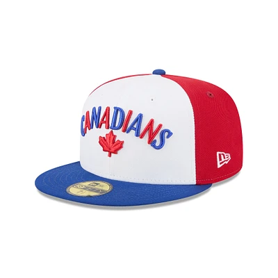 Men's New Era  White Vancouver Canadians Theme Nights 59FIFTY Fitted Hat
