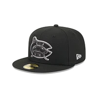 Men's New Era  Black Charlotte Knights Theme Nights 59FIFTY Fitted Hat