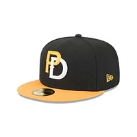 Men's New Era  Black Peoria Chiefs Theme Nights 59FIFTY Fitted Hat