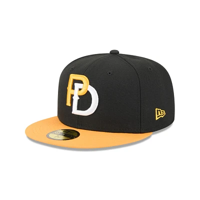 Men's New Era  Black Peoria Chiefs Theme Nights 59FIFTY Fitted Hat