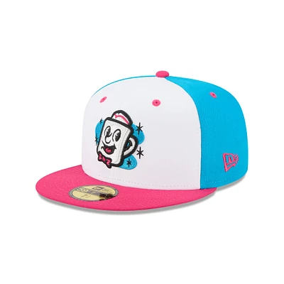Men's New Era  Blue Somerset Patriots Theme Nights 59FIFTY Fitted Hat