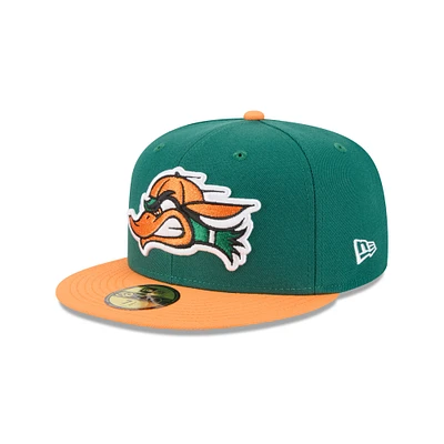 Men's New Era  Green Arkansas Travelers Theme Nights 59FIFTY Fitted Hat