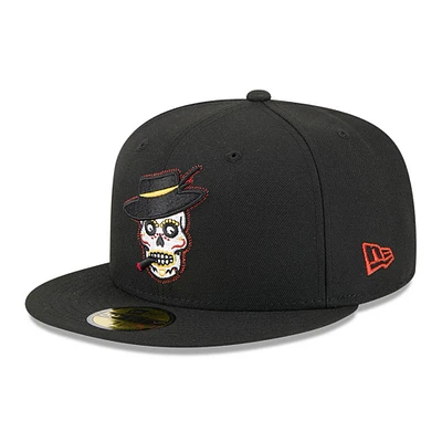 Men's New Era  Black Inland Empire 66ers Theme Nights 59FIFTY Fitted Hat