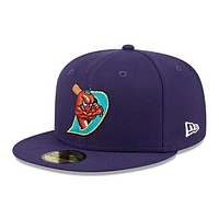 Men's New Era  Purple El Paso Chihuahuas Theme Nights 59FIFTY Fitted Hat