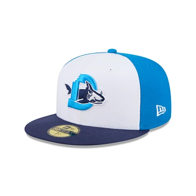 Men's New Era  White Durham Bulls Theme Nights 59FIFTY Fitted Hat