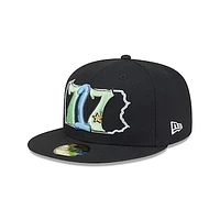 Men's New Era  Black Harrisburg Senators Theme Nights 59FIFTY Fitted Hat