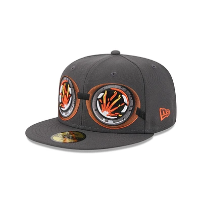 Men's New Era  Gray Lehigh Valley IronPigs Theme Nights 59FIFTY Fitted Hat