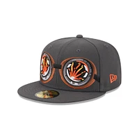 Men's New Era  Gray Lehigh Valley IronPigs Theme Nights 59FIFTY Fitted Hat