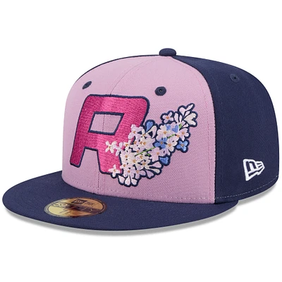 Men's New Era  Purple Rochester Red Wings Theme Nights 59FIFTY Fitted Hat