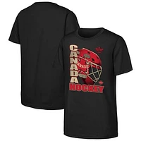 Youth Black Canada 2025 4 Nations Face-Off Goalie Strong T-Shirt