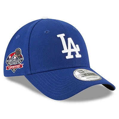 Men's New Era Royal Los Angeles Dodgers 2024 World Series Champions Side Patch 9FORTY Adjustable Hat