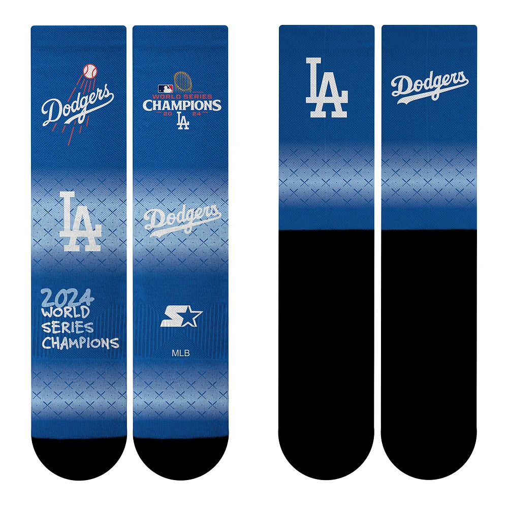 Youth Starter Los Angeles Dodgers 2024 World Series Champions Textured Crew Socks