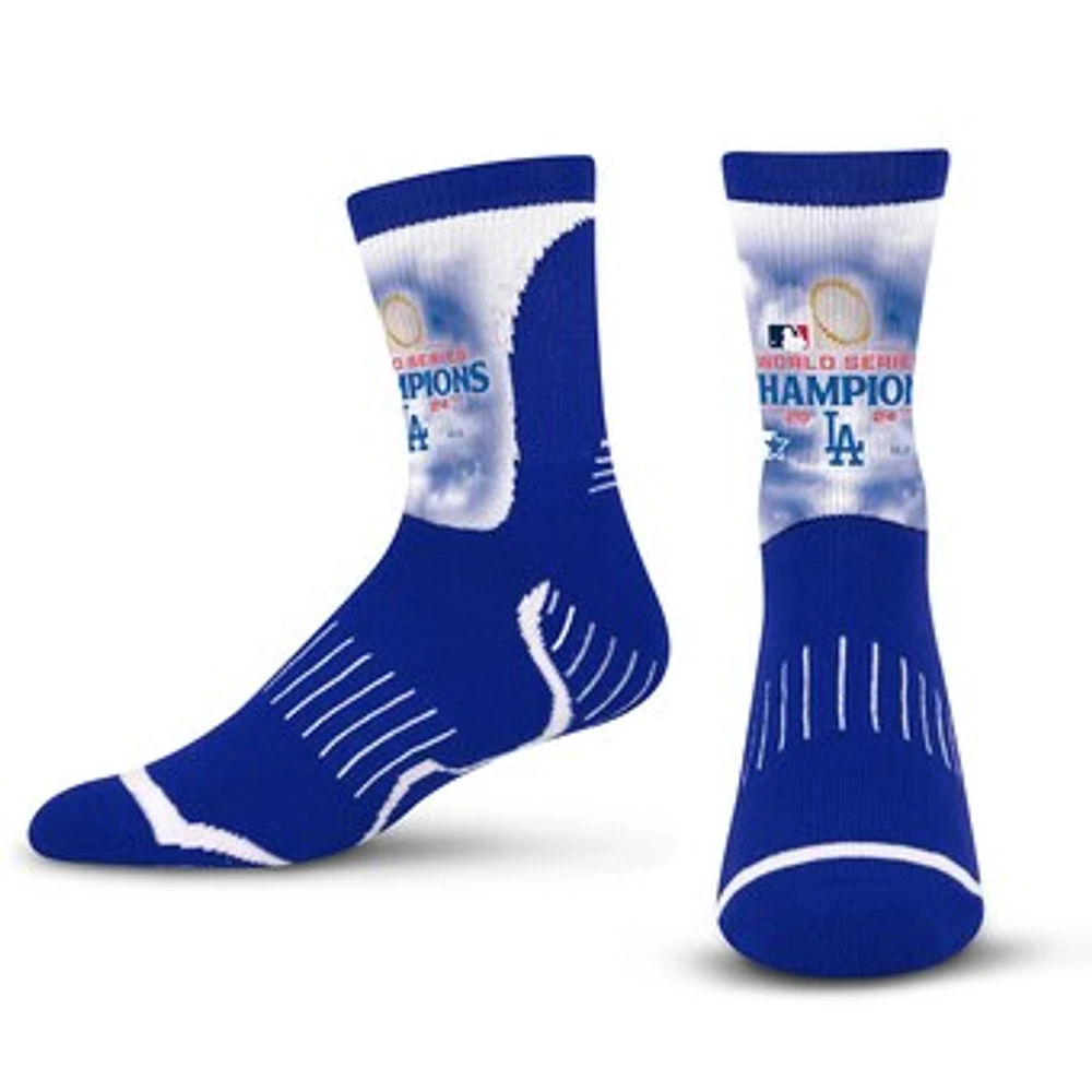 Youth Starter Los Angeles Dodgers 2024 World Series Champions Clouds Quarter Socks