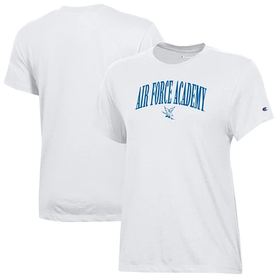 Women's Champion  White Air Force Falcons Core T-Shirt