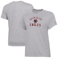 Women's Champion  Gray Boston College Eagles Core T-Shirt