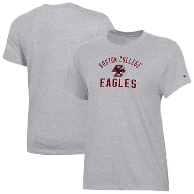 Women's Champion  Gray Boston College Eagles Core T-Shirt