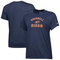 Women's Champion  Navy Bucknell Bison Core T-Shirt