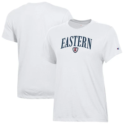 Women's Champion  White Eastern Connecticut State Warriors Core T-Shirt