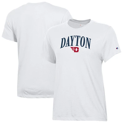 Women's Champion  White Dayton Flyers Core T-Shirt
