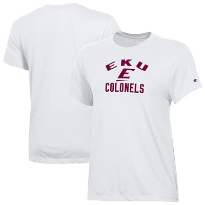Women's Champion White Eastern Kentucky Colonels Core T-Shirt