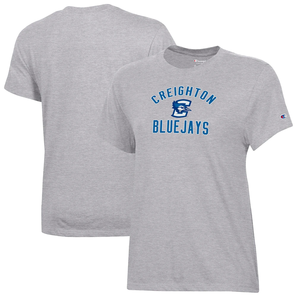 Women's Champion Gray Creighton Bluejays Core T-Shirt