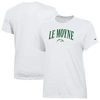 Women's Champion  White Le Moyne Dolphins Core T-Shirt